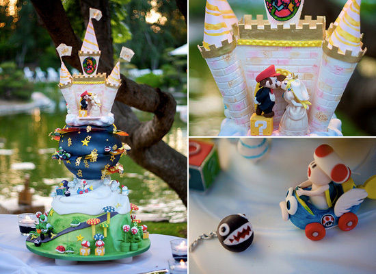 Mario Kart Wedding Cake